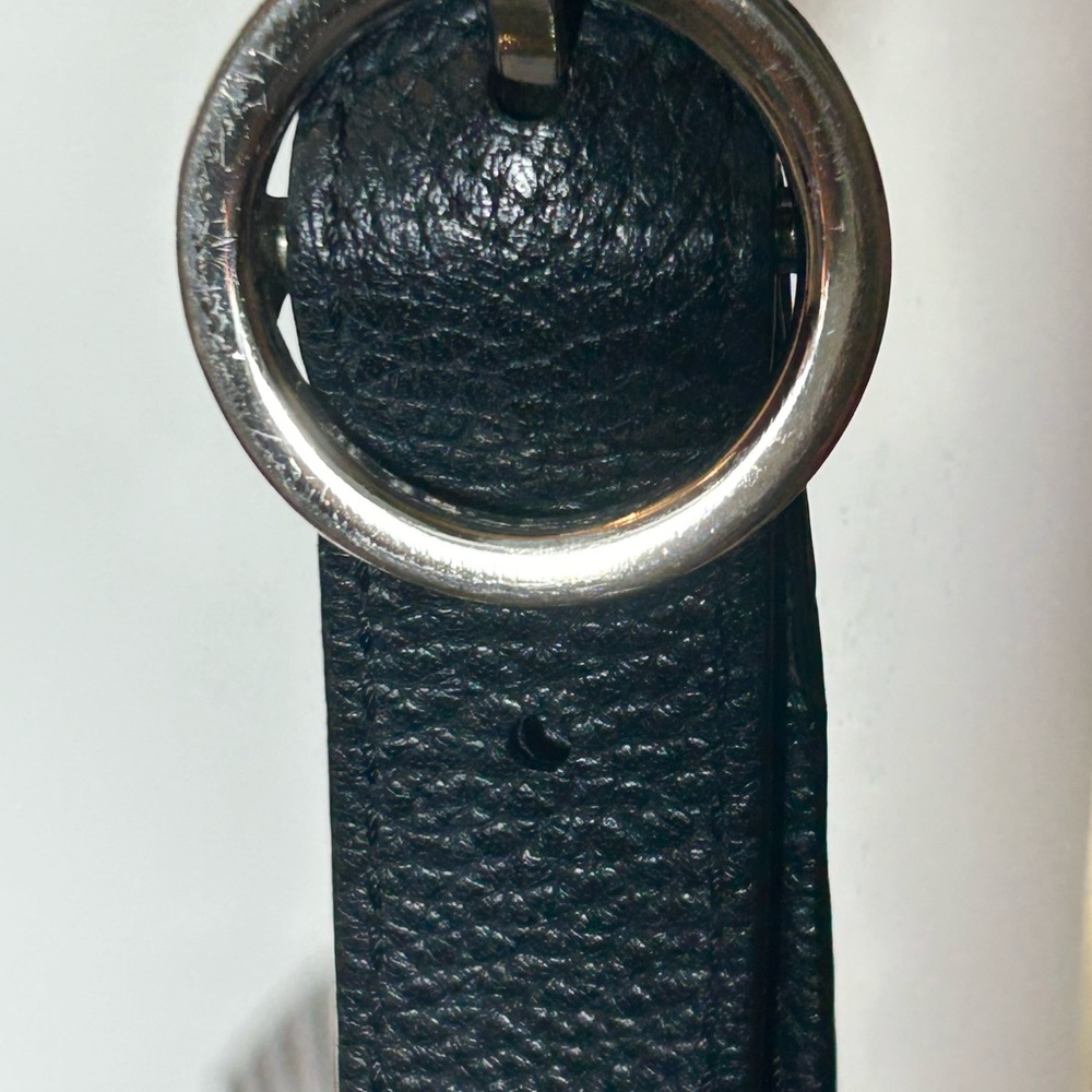 Coach Black Leather Bag bow not included. - Picture 12 of 16